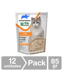 Alimento Húmedo Gato Pollo pack 12 Un