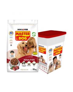 Alimento Perro Adulto Carne 15 Kg + Contenedor